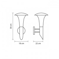 Настенный светильник уличный Arroto 378637 Lightstar Настенный светильник уличный Arroto 378637 Lightstar