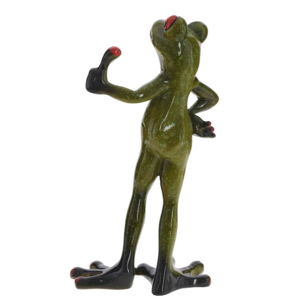 Фигурка декоративная "Лягушка", L7,5 W6 H16 см, 2в.