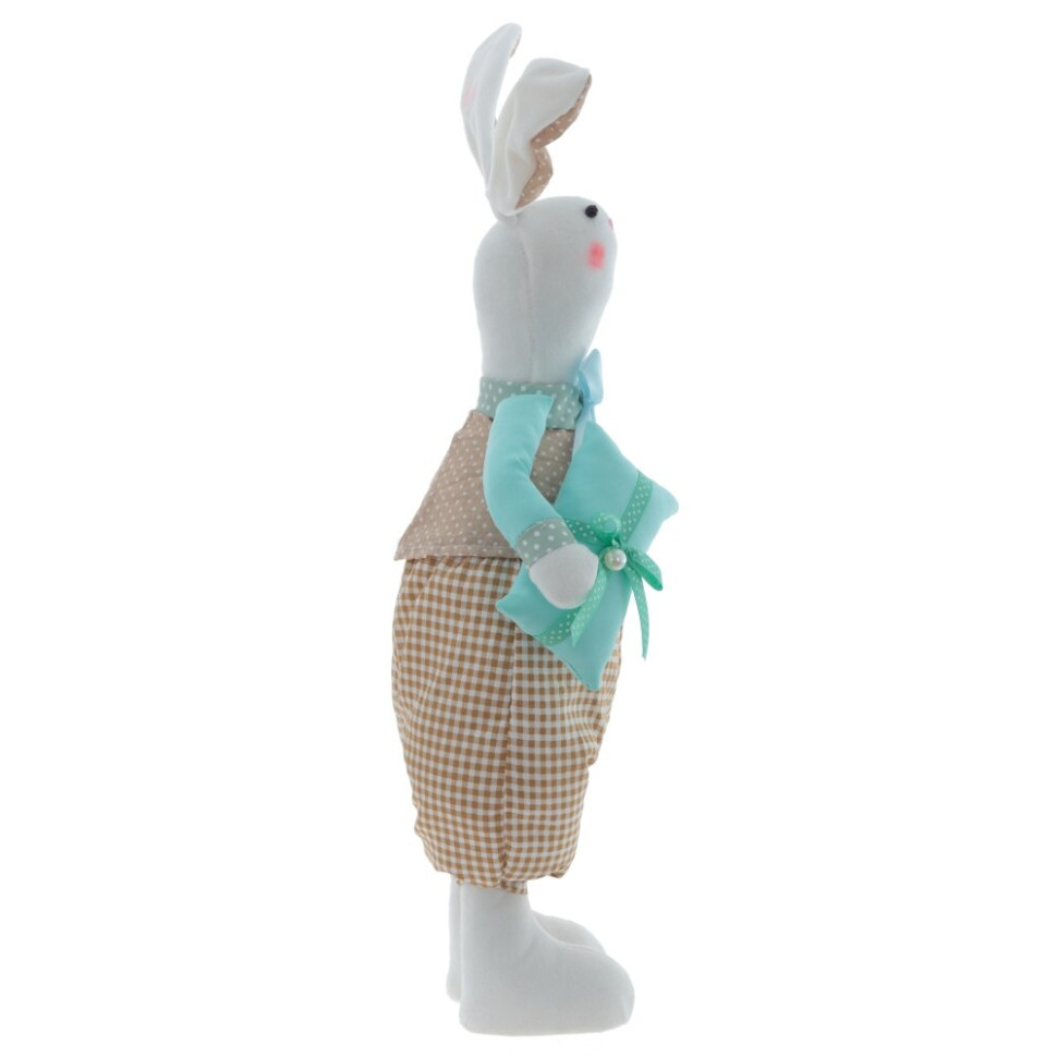 Игрушка набивная "Заяц/Зайка", L17 W12 H59/46 см, 2в.