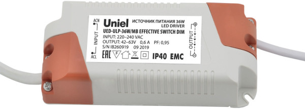Блок питания  UED-ULP-36W/MB EFFECTIVE SWITCH DIM Uniel