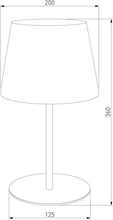 Интерьерная настольная лампа Maja 2934 Maja TK Lighting