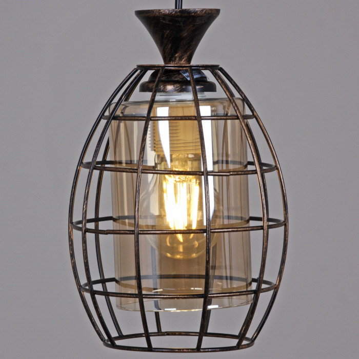 Подвесной светильник  03525-0.9-03 BK+GD Reluce