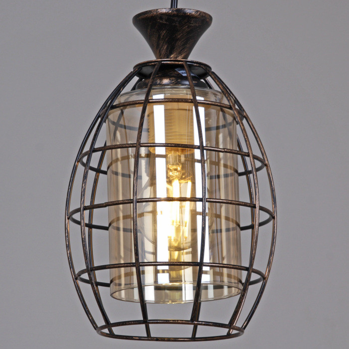 Подвесной светильник  03525-0.9-03 BK+GD Reluce