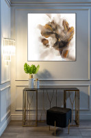 Консоль черное стекло/золото Консоль черное стекло/золото