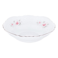 Набор салатников 16см.6шт."Роза серая платина 5396021" Bernadotte