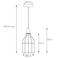 Подвесной светильник Lucide Paulien 08327/01/66 Подвесной светильник Lucide Paulien 08327/01/66