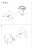 Тумбочка серая