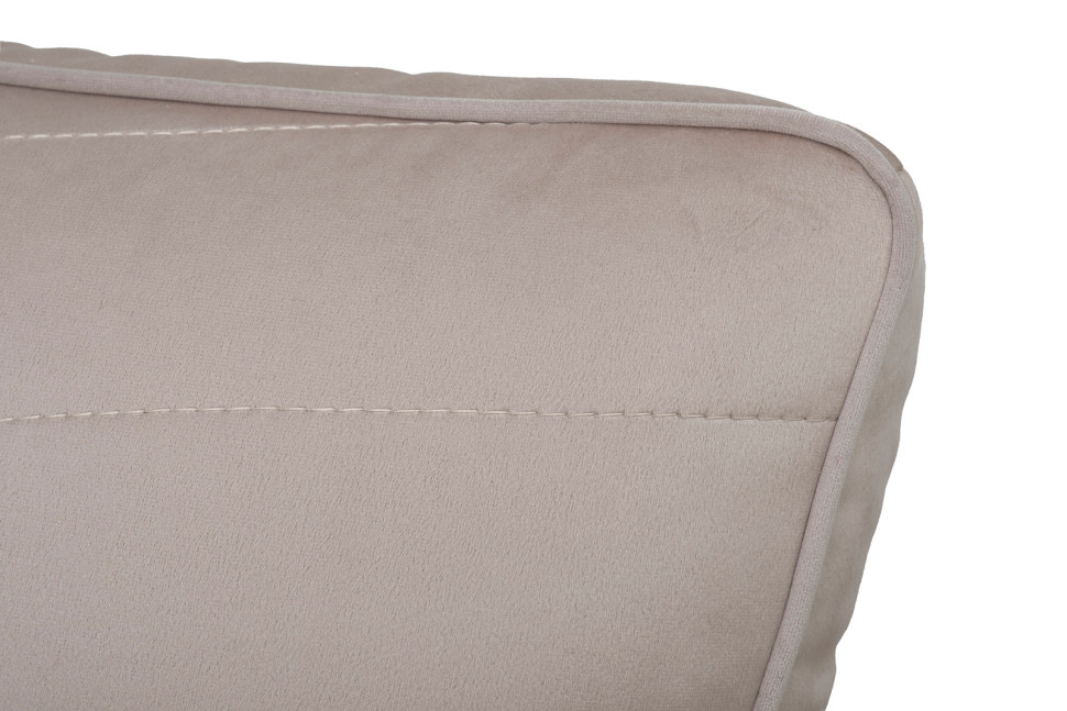 Диван Madrid Memory трехместный шенилл бежевый с кантом