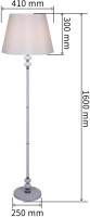 Торшер  01933-0.6-01 WH Reluce