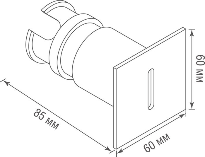 Подсветка для лестниц и ступеней Portal DL20125SQ3W1B Donolux