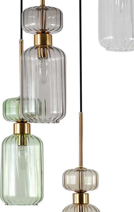 Подвесной светильник Gloss 1141/5S CL/BG/GN/SM/AM Escada