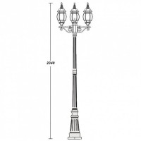 Наземный фонарь  83409SB Gb Oasis Light