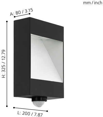 Настенный светильник уличный Manfria 98098 Eglo