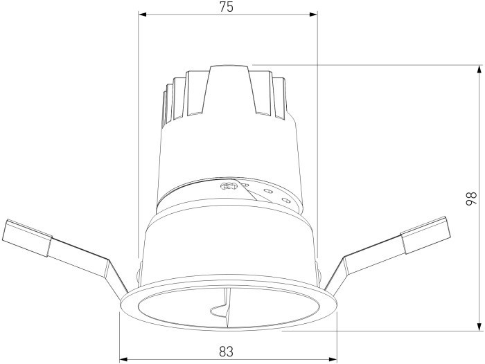 Точечный светильник Inline 25090/LED Elektrostandard