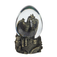 Фигурка декоративная в стекл.шаре "Дракон", D 7 см, L7,5 W7 H10,5 см, 2в.