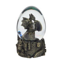 Фигурка декоративная в стекл.шаре "Дракон", D 7 см, L7,5 W7 H10,5 см, 2в.