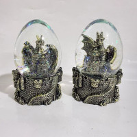 Фигурка декоративная в стекл.шаре "Дракон", D 7 см, L7,5 W7 H10,5 см, 2в.