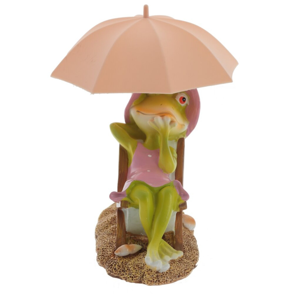 Фигурка декоративная "Лягушка", L16 W10 H15 см, 2в.