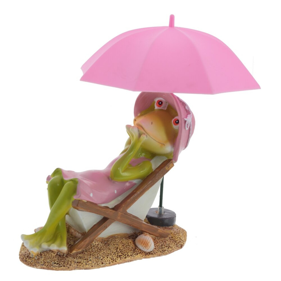 Фигурка декоративная "Лягушка", L16 W10 H15 см, 2в.