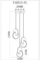 Подвесной светильник Mesa V10513-PL Moderli