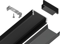 Профиль для светодиодной ленты Illumination GP1700BK/BK Ambrella