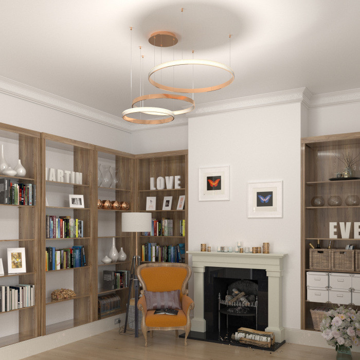 Подвесной светильник Posh 90175/3 медный Eurosvet