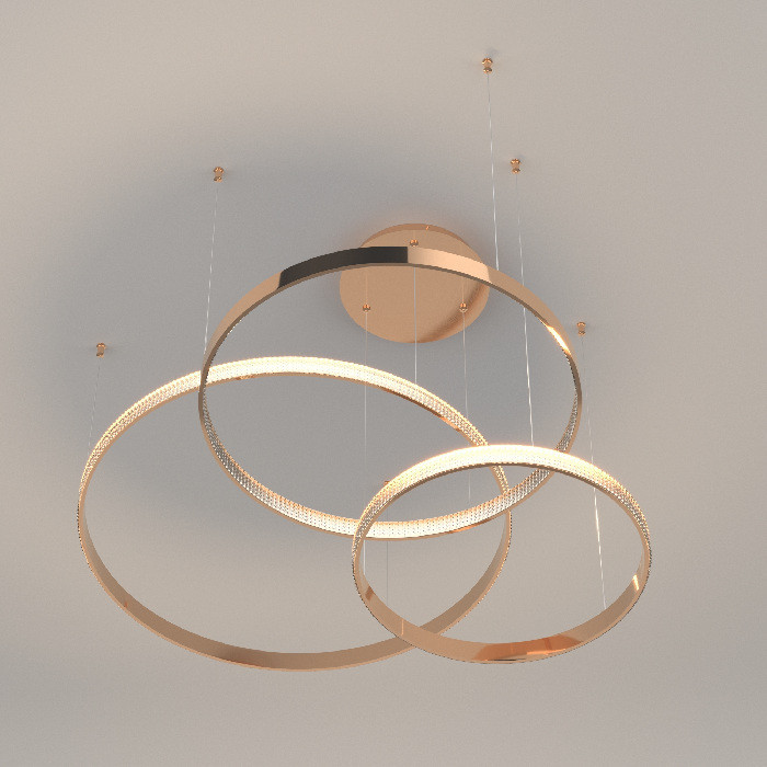 Подвесной светильник Posh 90175/3 медный Eurosvet