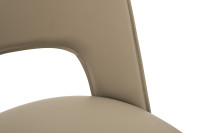 Стул обеденный экокожа бежевый/бронза Стул обеденный экокожа бежевый/бронза
