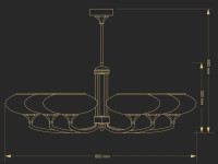 Потолочная люстра Decor DEC-ZW-6(P) Kutek