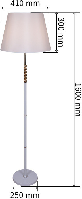 Торшер  02053-0.6-01 BK-CR Reluce