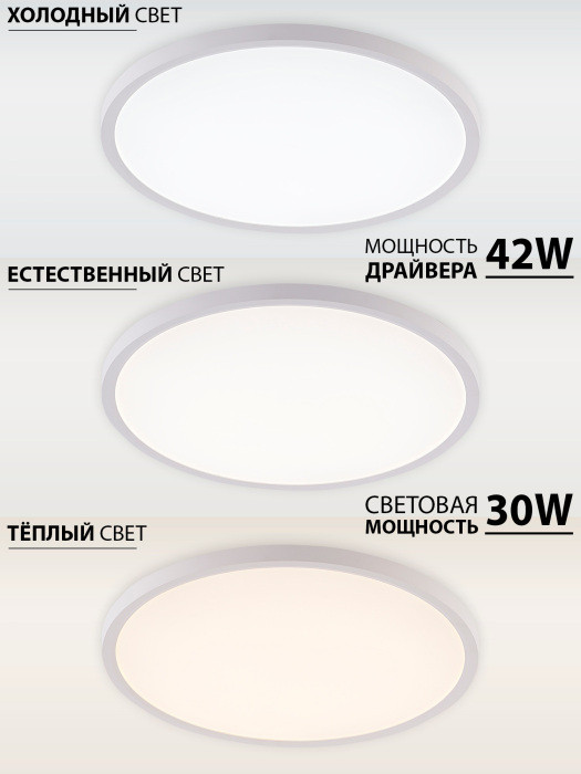 Потолочный светильник Plain LED LAMPS 81113/4C Natali Kovaltseva