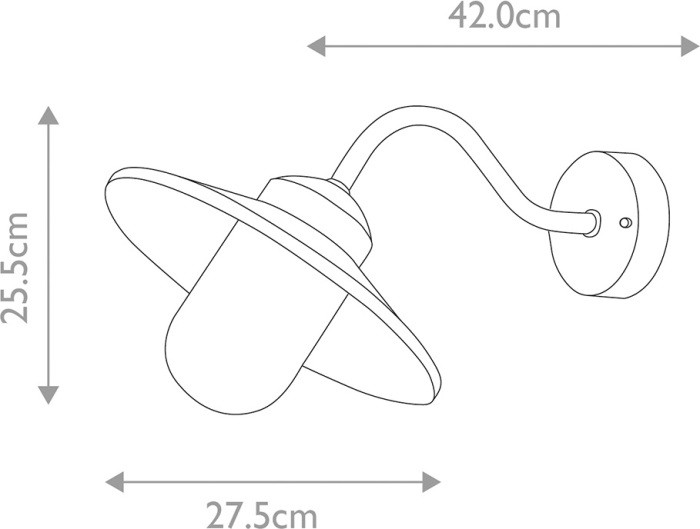 Настенный светильник уличный Klampenborg KLAMPENBORG-BK Elstead