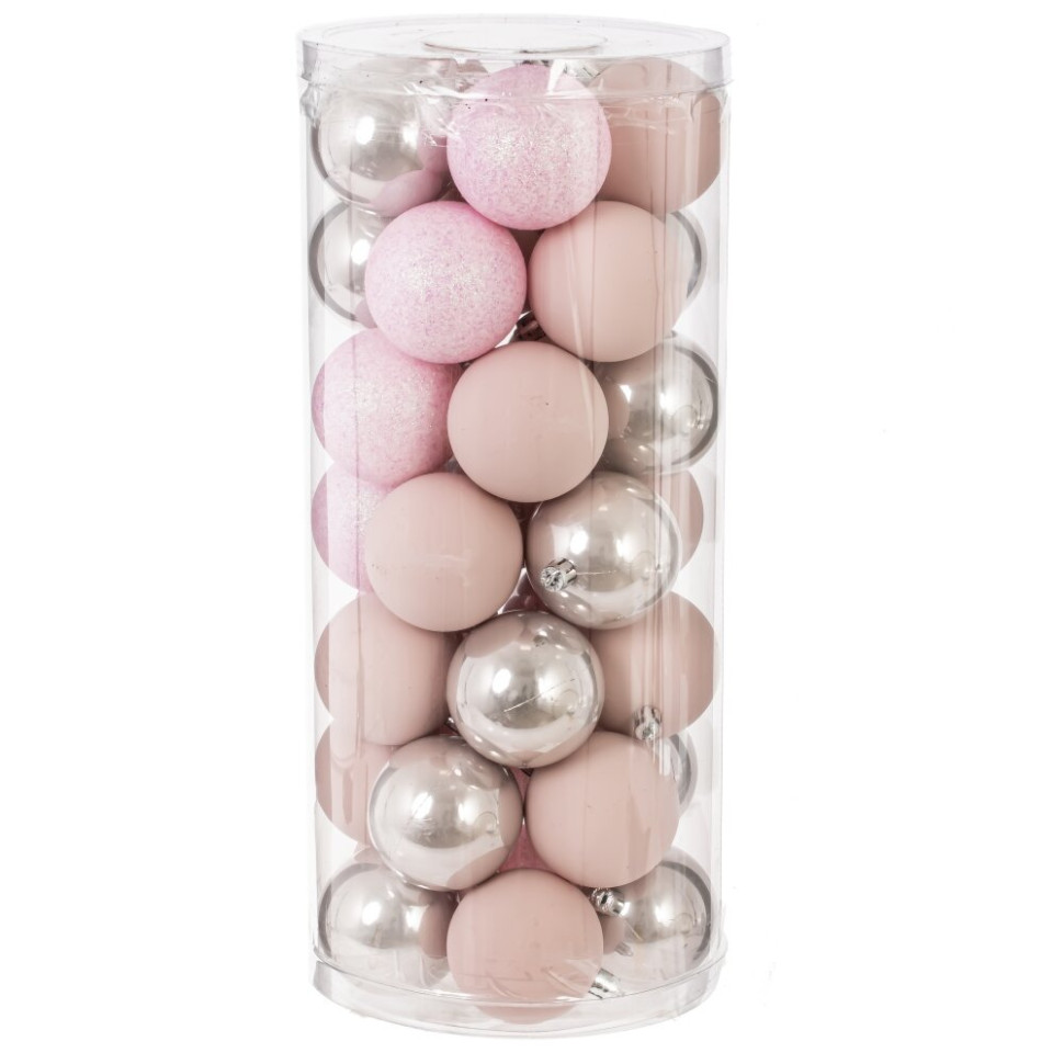 Набор из 35шт Украшение новогоднее "Шар", D 6 см, L16 W16 H36 см