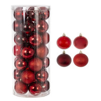 Набор из 35шт Украшение новогоднее "Шар", D 6 см, L16 W16 H36 см