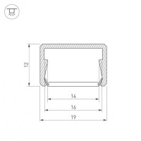 Профиль Arlight SILER-2000 ANOD 025490 Профиль Arlight SILER-2000 ANOD 025490
