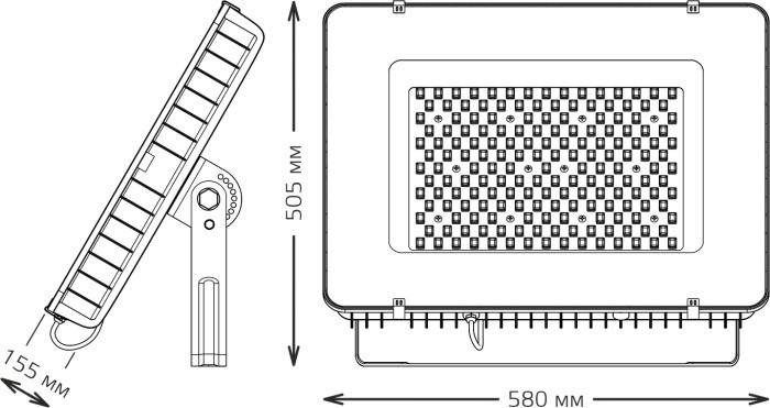 Прожектор уличный Qplus 690511400 Gauss
