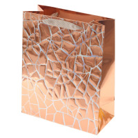 Пакет подарочный M (бумага 230г/м2, блок микс 12шт), L26 W12 H32 см, 4в.