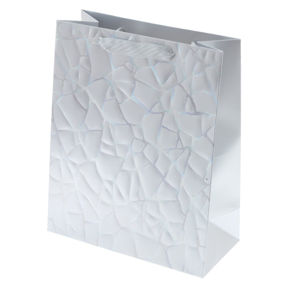 Пакет подарочный M (бумага 230г/м2, блок микс 12шт), L26 W12 H32 см, 4в.