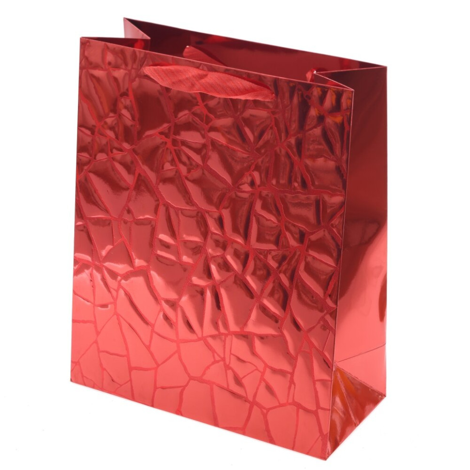 Пакет подарочный M (бумага 230г/м2, блок микс 12шт), L26 W12 H32 см, 4в.