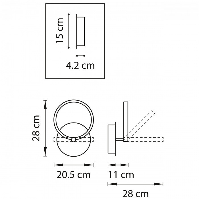 Настенный светильник Breve 749612 Lightstar