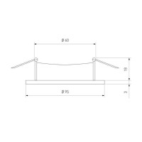 Встраиваемый светильник Elektrostandard 25001/01 MR16 хром a057003