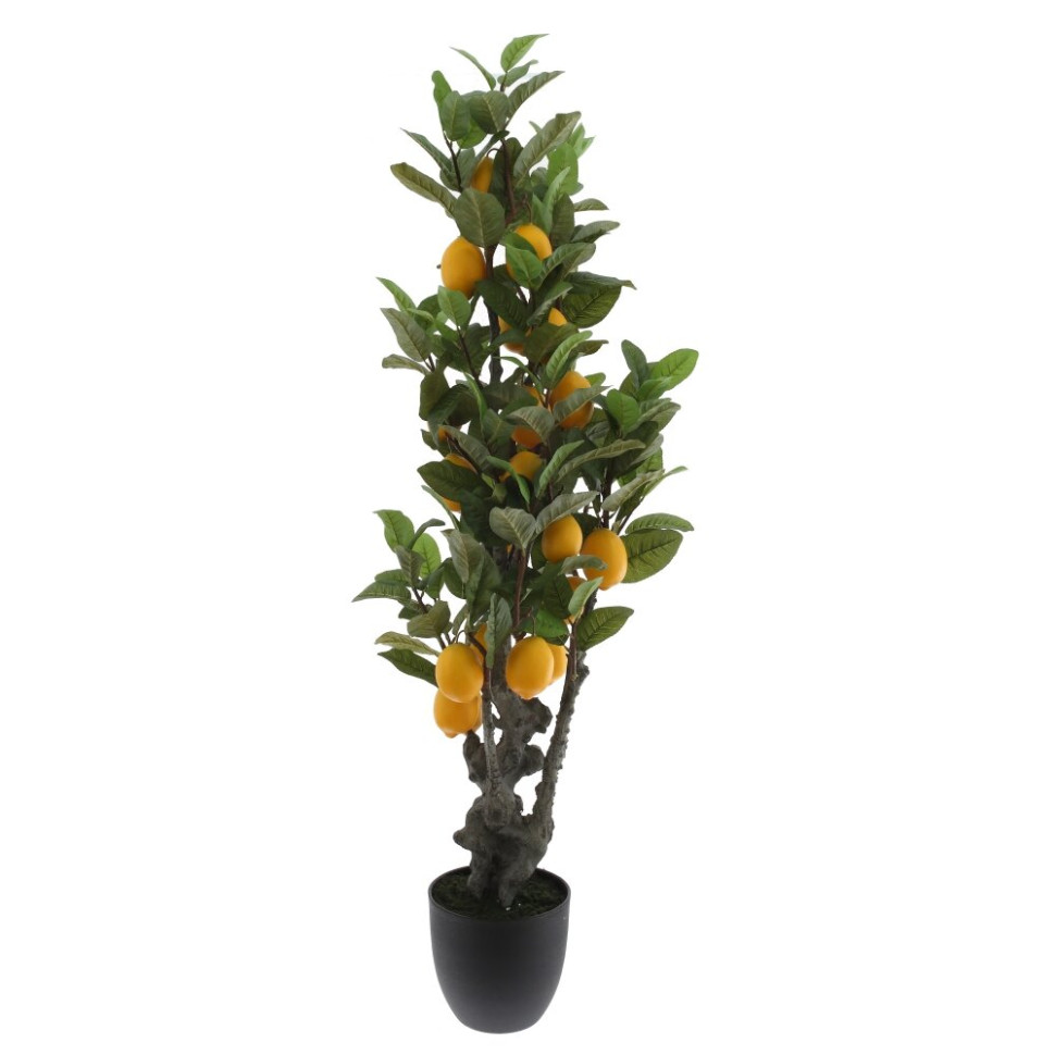 Дерево искусственное "Лимон", L52 W52 H146 см