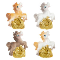 Фигурка декоративная "Лошадка", L6 W3 H7,5 см, 4в.