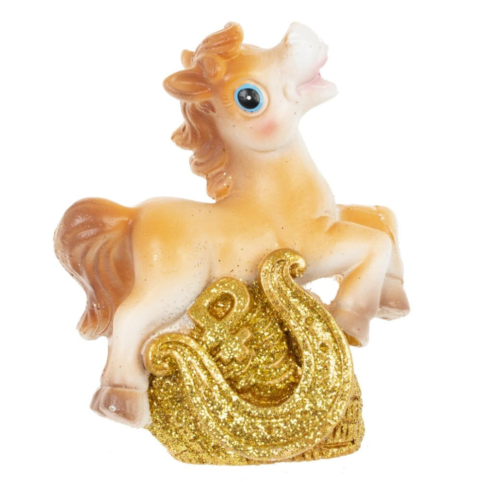 Фигурка декоративная "Лошадка", L6 W3 H7,5 см, 4в.