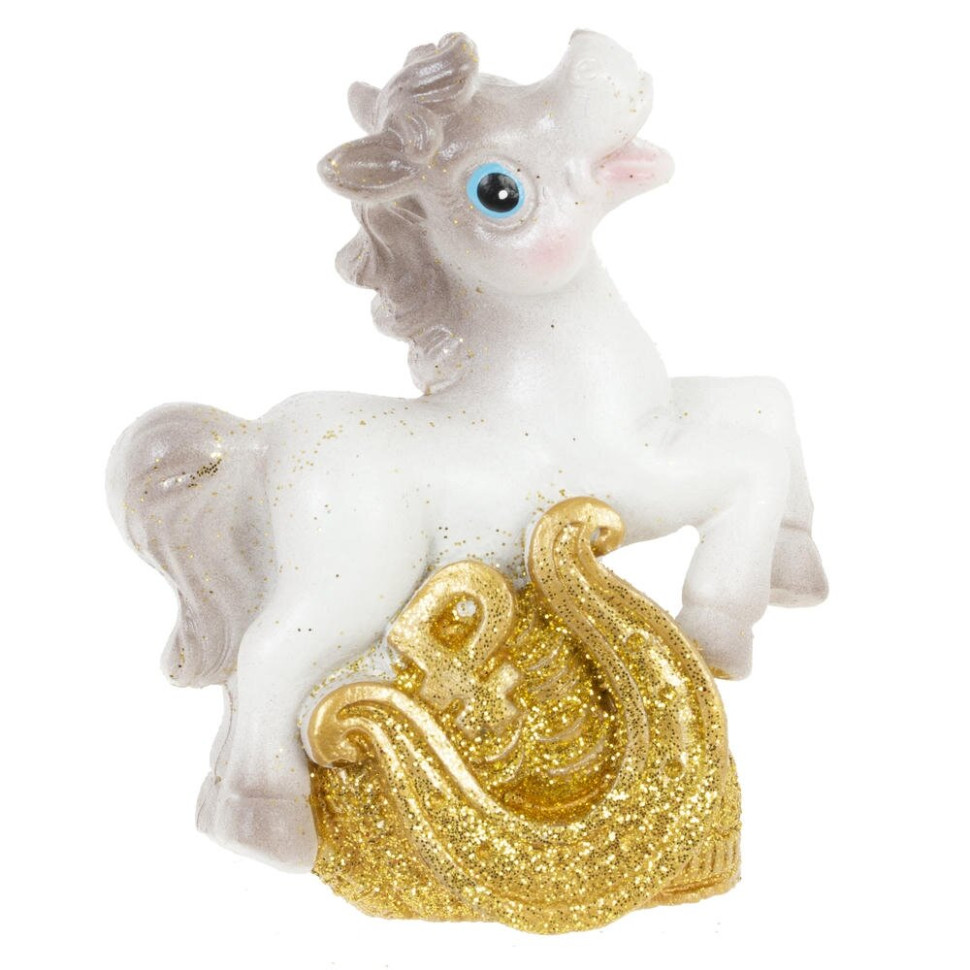 Фигурка декоративная "Лошадка", L6 W3 H7,5 см, 4в.