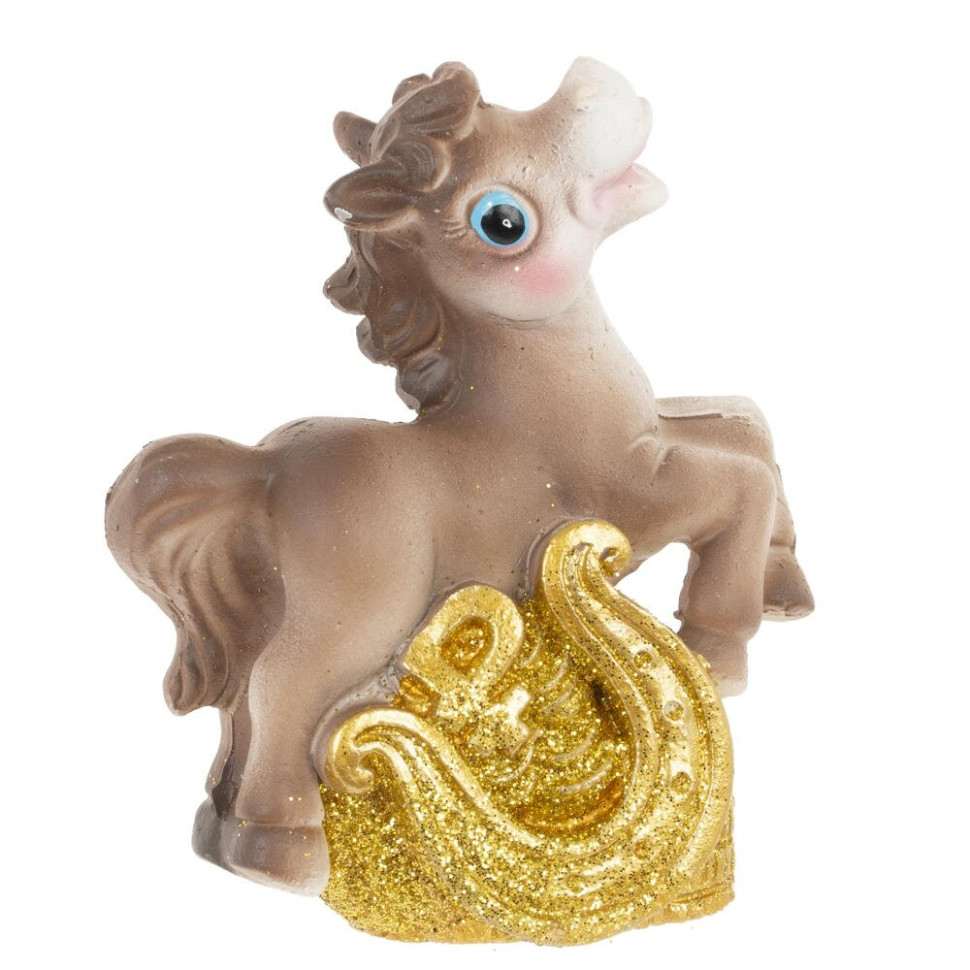 Фигурка декоративная "Лошадка", L6 W3 H7,5 см, 4в.