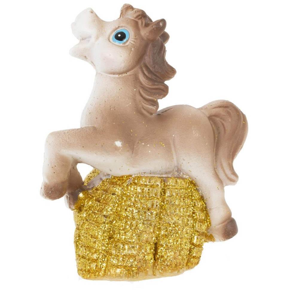 Фигурка декоративная "Лошадка", L6 W3 H7,5 см, 4в.