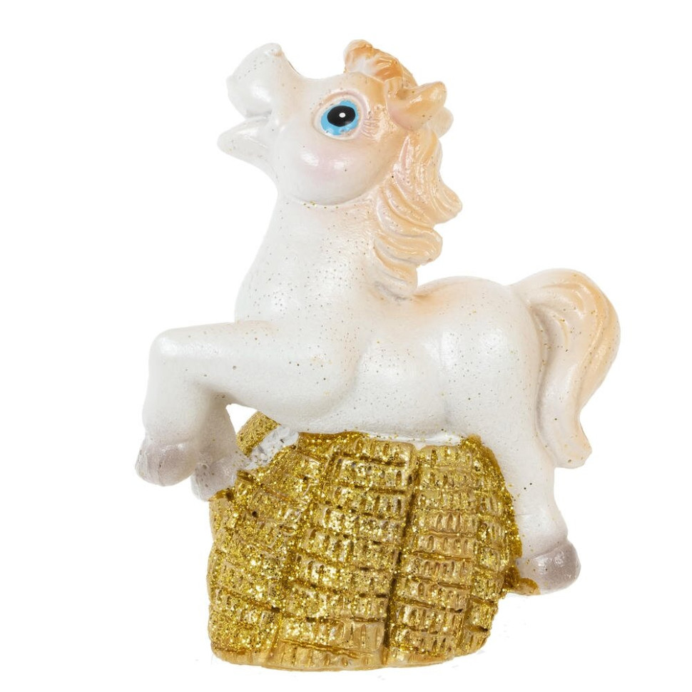 Фигурка декоративная "Лошадка", L6 W3 H7,5 см, 4в.