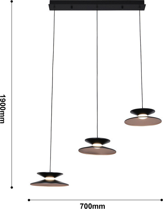 Подвесной светильник Platt 4372-3P Favourite