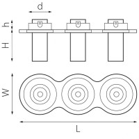 Встраиваемый светодиодный спот Lightstar Intero Tubo (217636+217264+217264+217264) i636264
